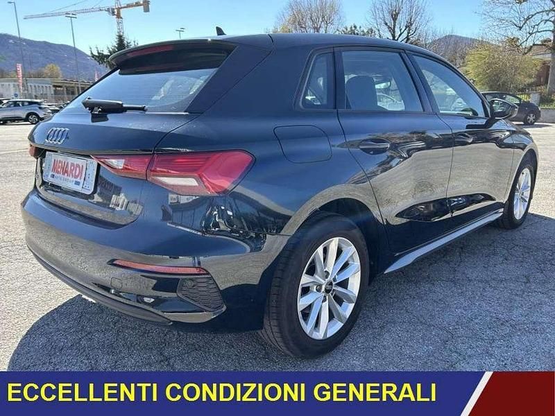 Usata Audi A3 Sportback Advanced Plus 150 CV (110 kW) 2023 Nero Utilitaria
