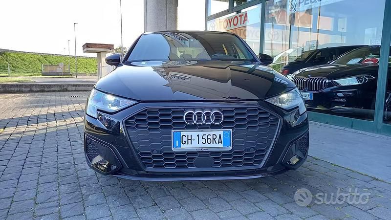 Usata Audi A3 150 CV (110 kW) 2022 Nero Berlina