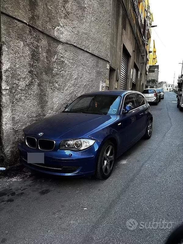 Usata BMW 120 177 CV (130 kW) 2007 Blu Utilitaria