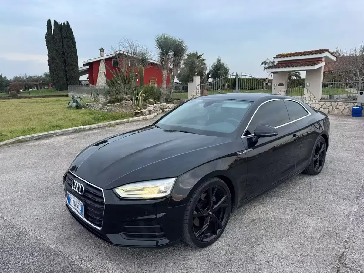 Usata Audi A5 190 CV (139 kW) 2020 Nero Coupé