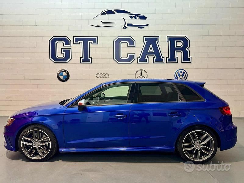 Usata Audi S3 Ambiente 299 CV (219 kW) 2016 Blu Berlina