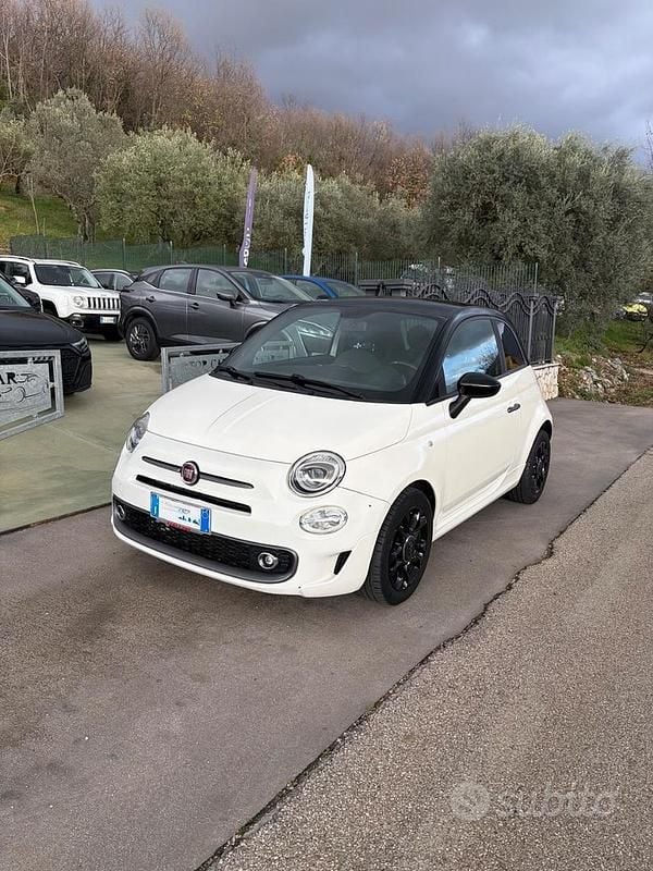 Usata Fiat 500 Sport 95 CV (69 kW) 2018 Bianco Utilitaria