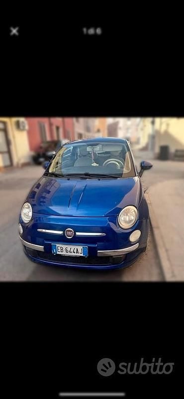 Usata Fiat 500 Lounge 69 CV (50 kW) 2010 Blu Berlina