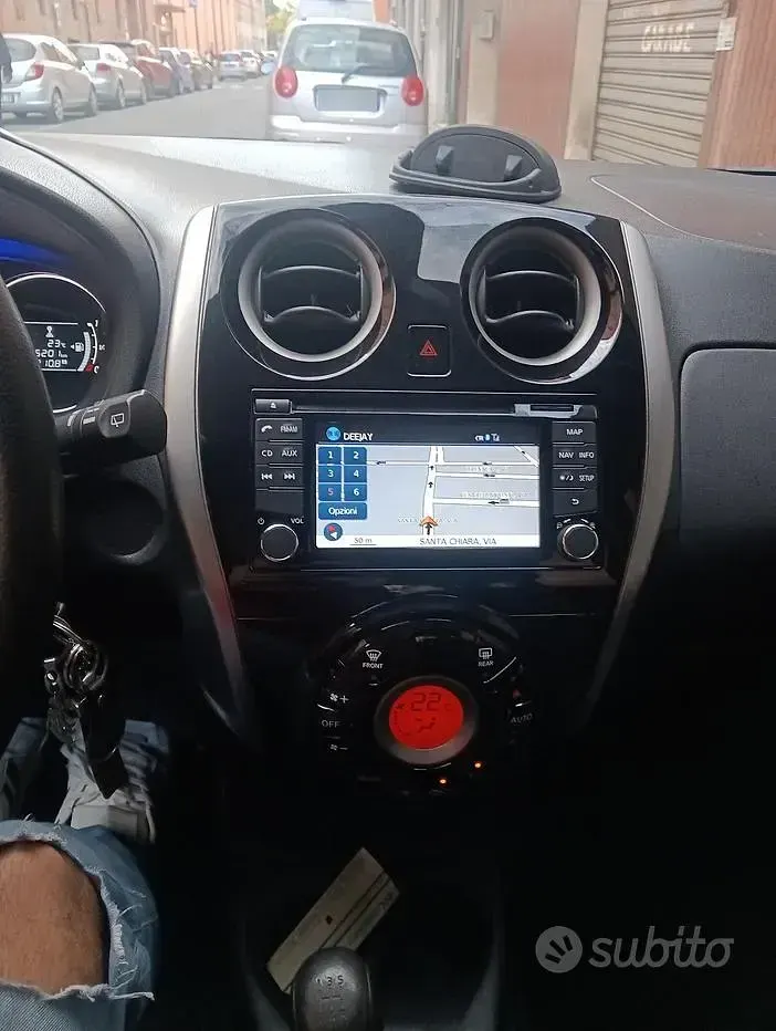 Usata Nissan Note Tekna 90 CV (66 kW) 2010 Grigio Utilitaria