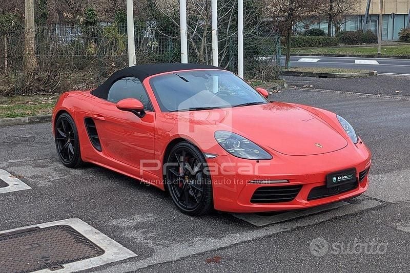 Usata Porsche 718 Boxster 350 CV (257 kW) 2016 Arancione Cabrio