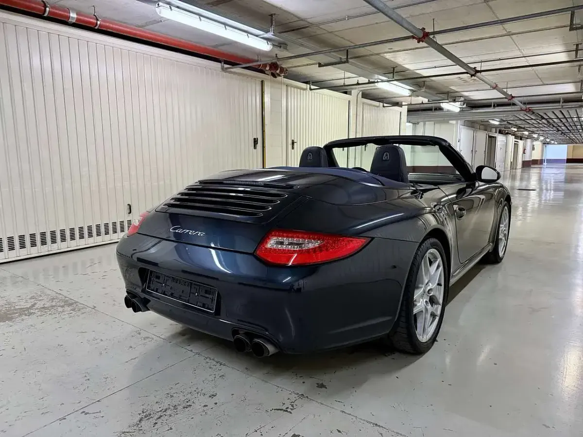 Usata Porsche 997 345 CV (253 kW) 2009 Atlas grey Cabrio