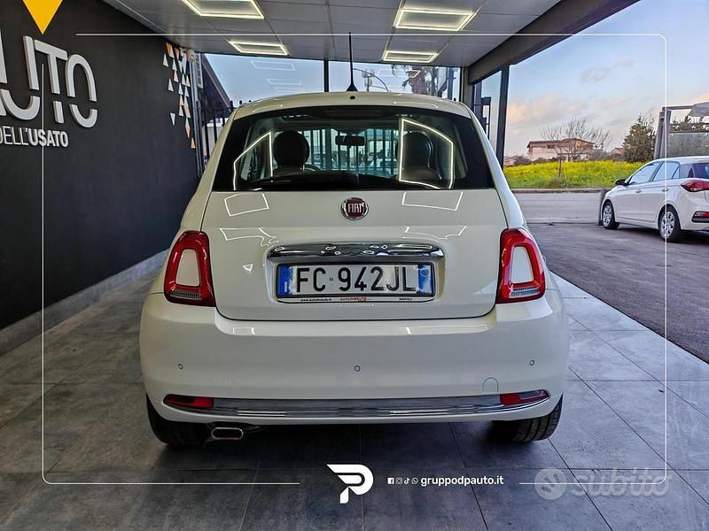 Usata Fiat 500 Lounge 69 CV (50 kW) 2016 Bianco Utilitaria