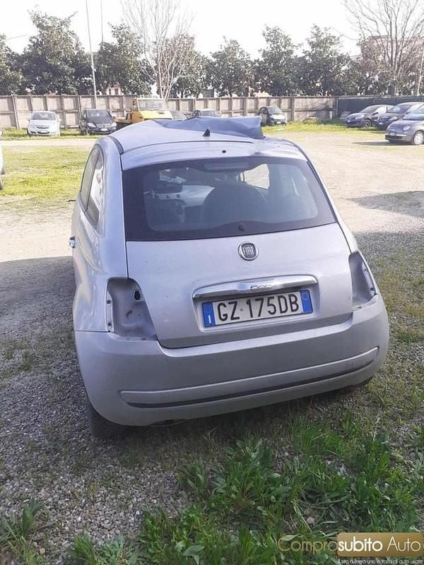 Usata Fiat 500 Lounge 69 CV (50 kW) 2008 Grigio Utilitaria