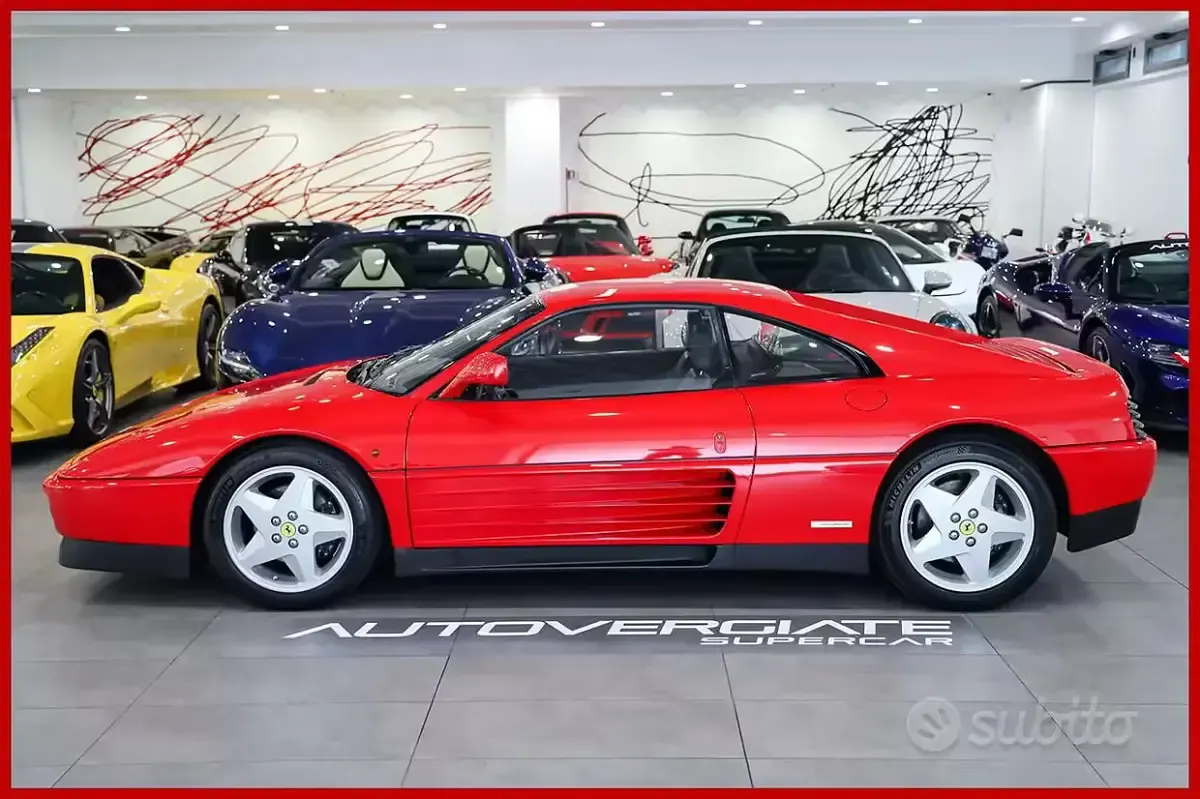 Usata Ferrari 348 295 CV (216 kW) 1991 Rosso Coupé