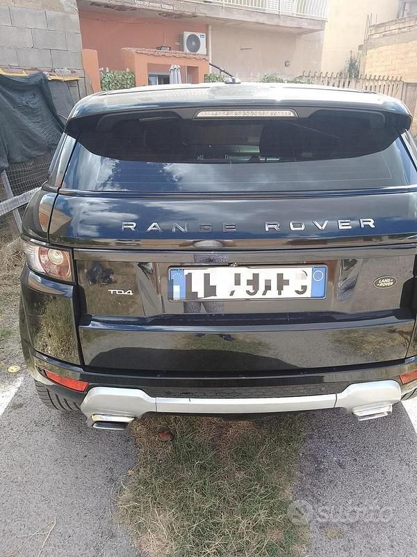 Usata Land Rover Range Rover evoque 2012 Nero SUV