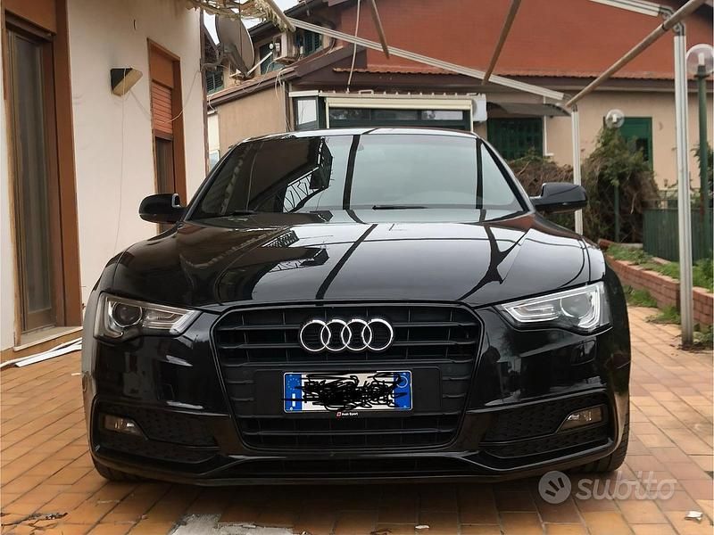Usata Audi A5 S-Line 190 CV (139 kW) 2015 Nero Coupé
