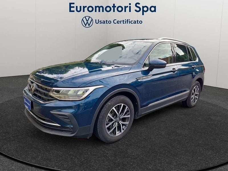 Blu/azzurro Usata 2022 VW Tiguan Life SUV | 22.900 € (Super prezzo) - Immagine 1/4