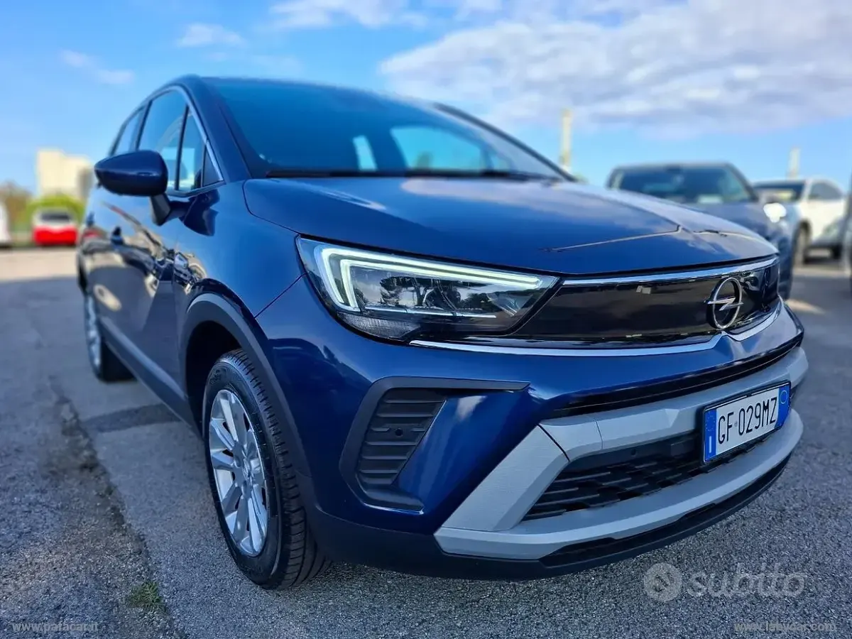 Usata Opel Crossland S 110 CV (80 kW) 2021 Bluazzurro SUV