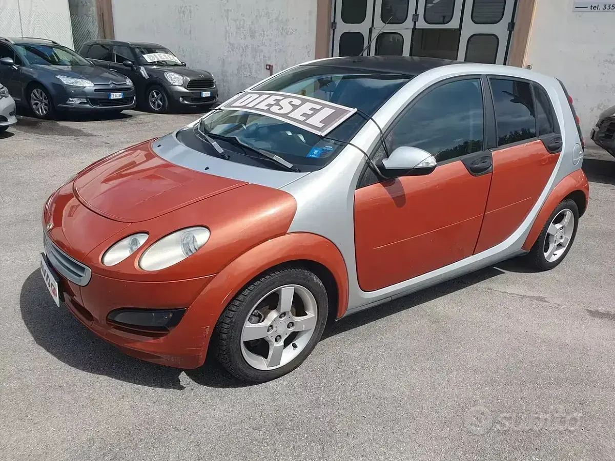 Usata Smart ForFour Passion 68 CV (50 kW) 2005 Arancione Utilitaria