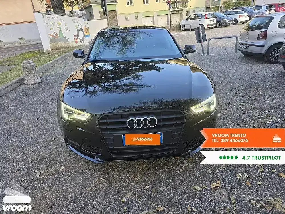 Usata Audi A5 Advanced 177 CV (130 kW) 2015 Nero Coupé