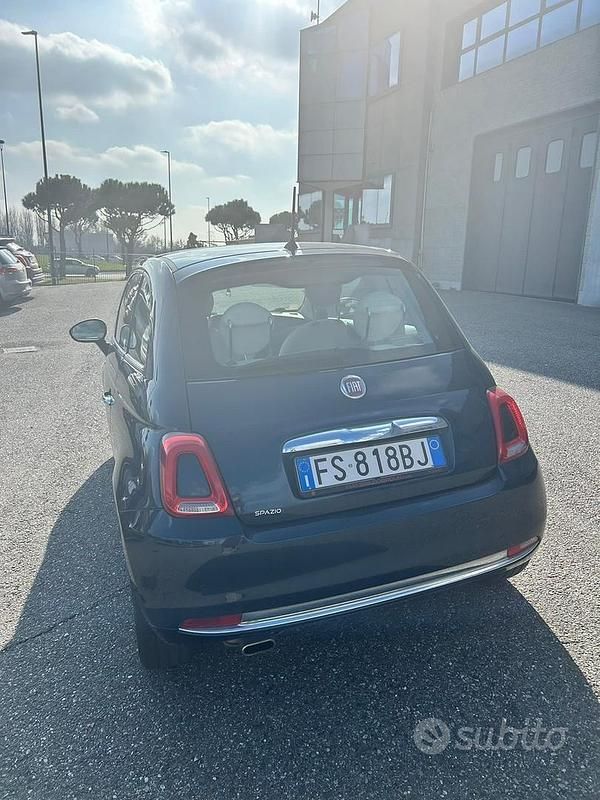 Usata Fiat 500 Lounge 69 CV (50 kW) 2018 Blu Berlina