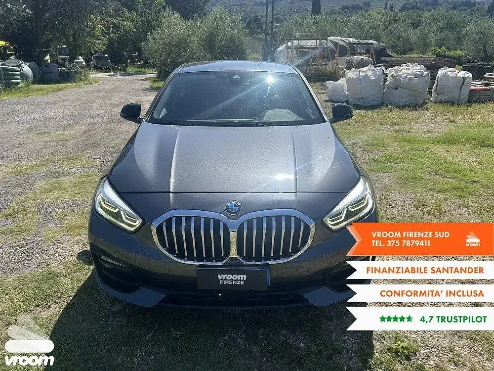 Usata BMW 118 Sport Line 136 CV (100 kW) 2021 Grigio Utilitaria