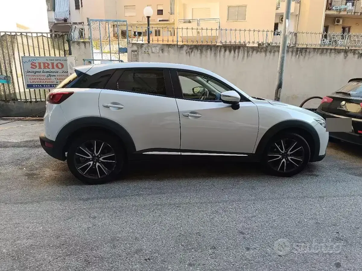 Usata Mazda CX-3 Exceed 105 CV (77 kW) 2017 Bianco SUV