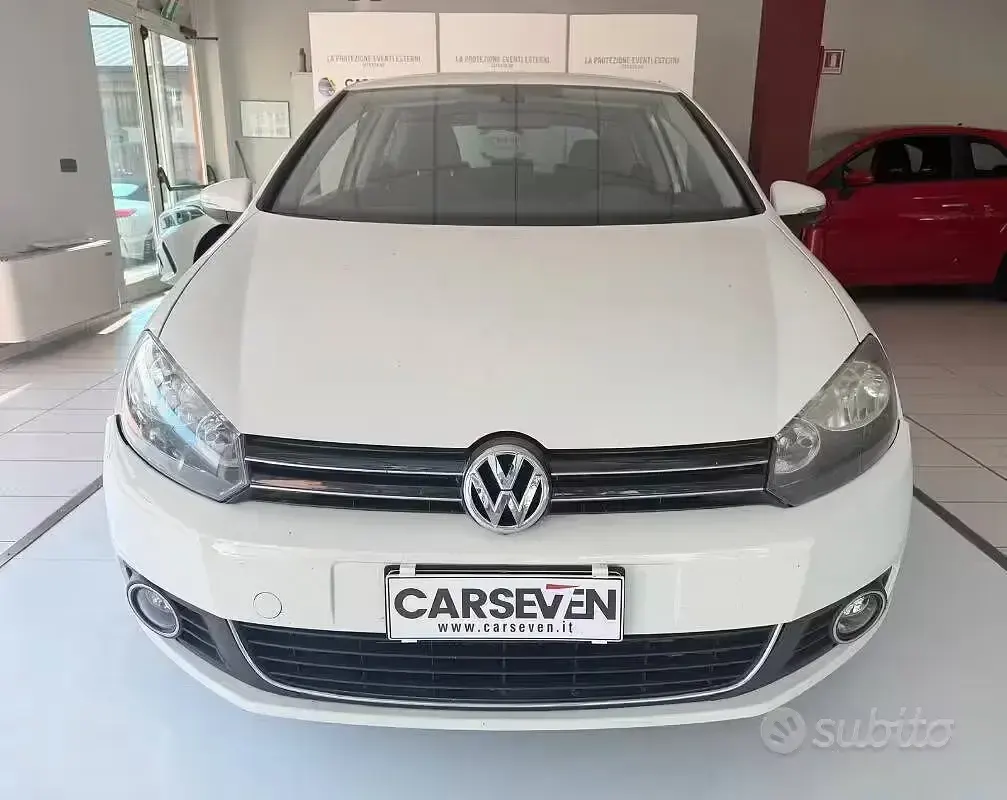 Usata VW Golf VI Highline 122 CV (89 kW) 2009 Bianco Utilitaria