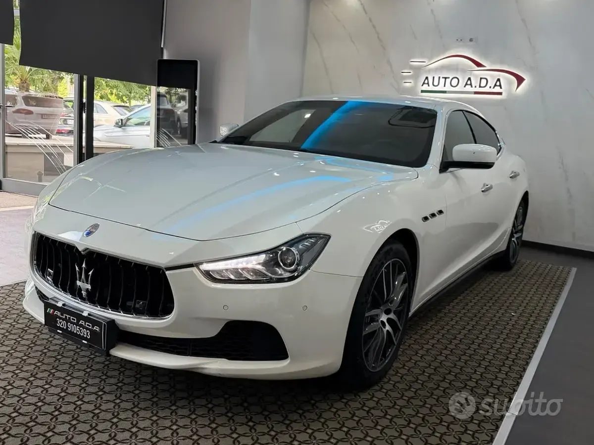 Usata Maserati Ghibli 275 CV (202 kW) 2017 Bianco Berlina