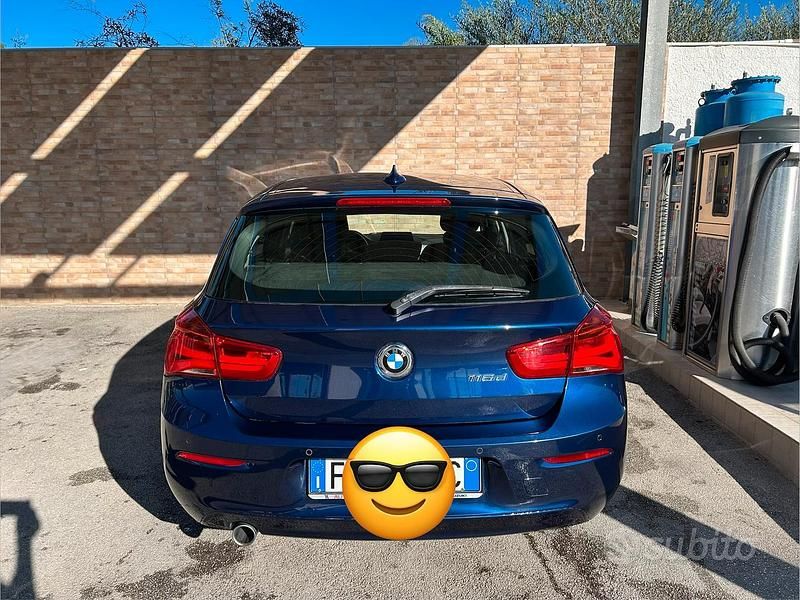 Usata BMW 116 2019 Blu Utilitaria