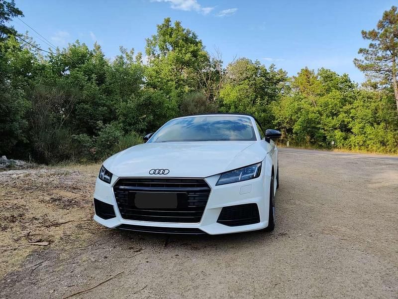 Usata Audi TT Roadster S-Line 184 CV (135 kW) 2015 Bianco Cabrio