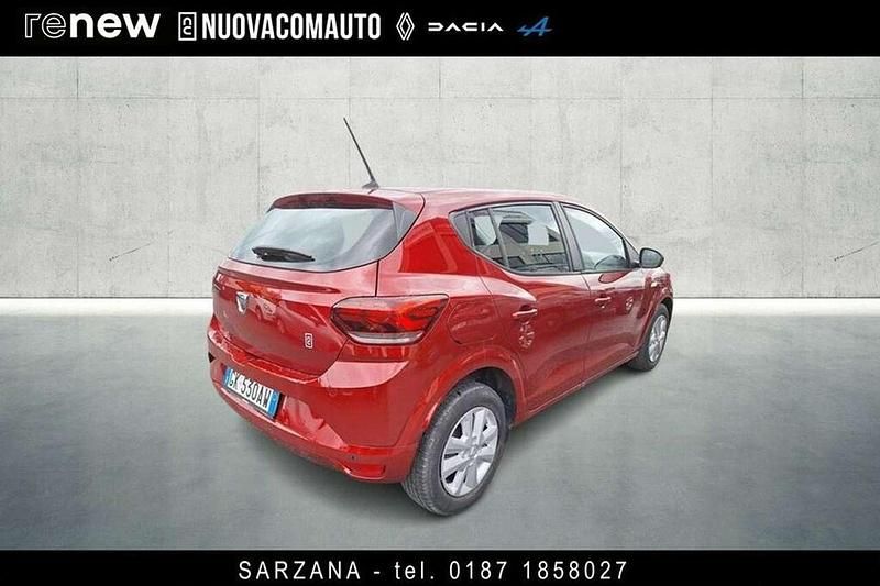 Usata Dacia Sandero Comfort 67 CV (49 kW) 2022 Rosso dinamico Berlina