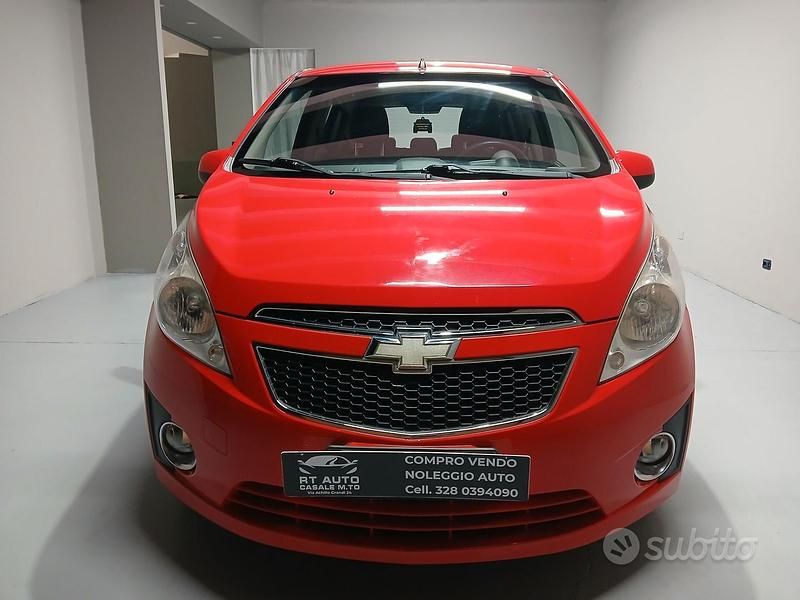 Usata Chevrolet Spark LS 81 CV (59 kW) 2011 Rosso Utilitaria
