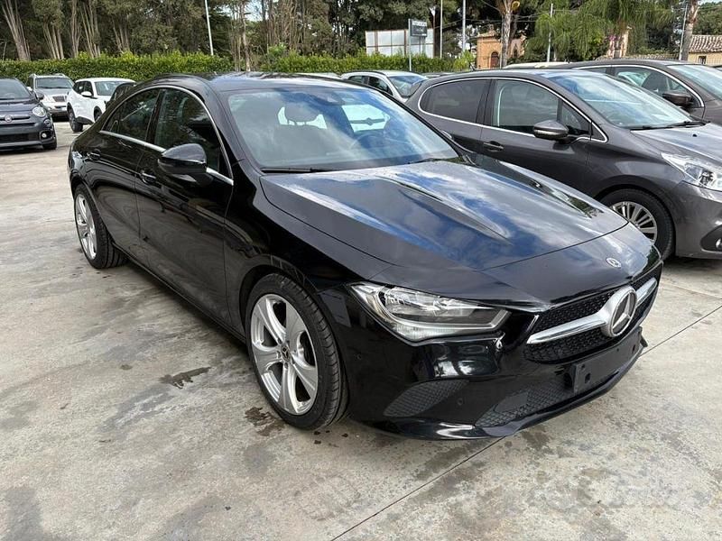 Usata Mercedes CLA180 116 CV (85 kW) 2021 Nero Coupé