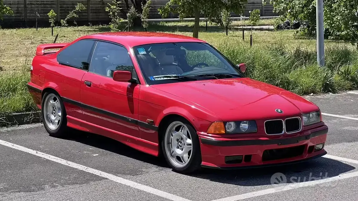 Usata BMW 320 150 CV (110 kW) 1996 Rosso Coupé