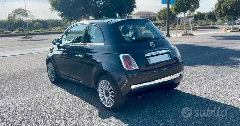 Usata Fiat 500 2008 Nero Utilitaria