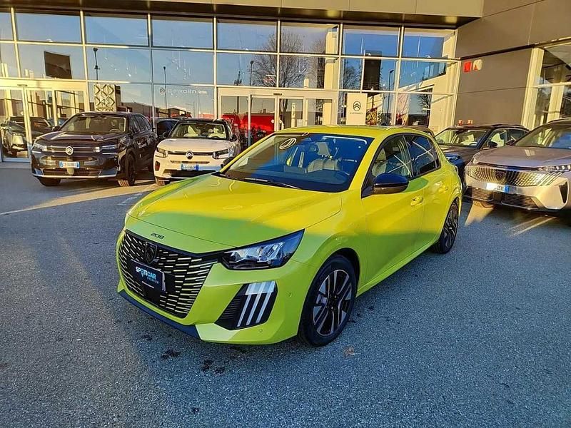 Nuova Peugeot 208 Allure+ 110 CV (80 kW) 2025 Giallo agueda Utilitaria