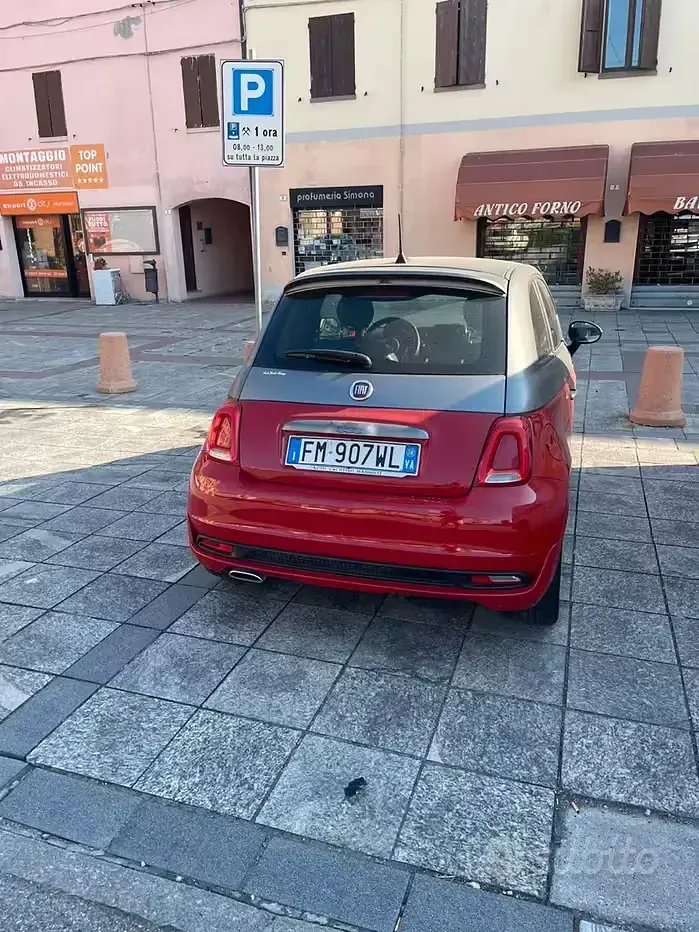 Usata Fiat 500 S 95 CV (69 kW) 2018 Rosso Berlina