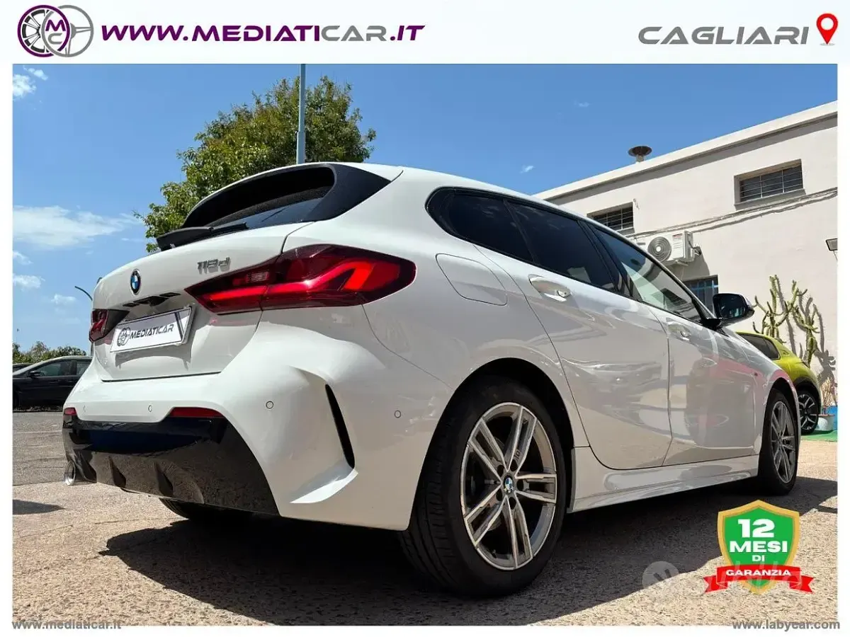Usata BMW 116 M Sport 116 CV (85 kW) 2022 Bianco Utilitaria