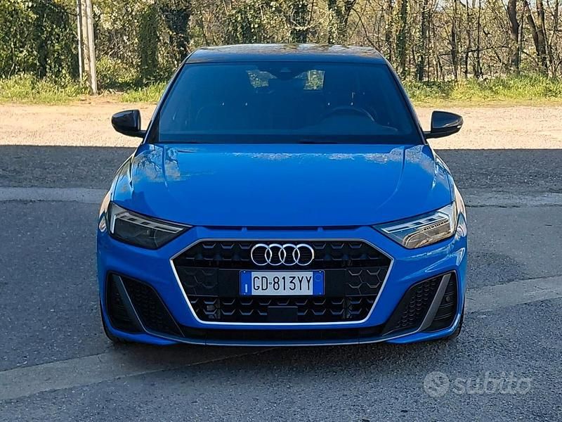Usata Audi A1 Sportback S-Line 110 CV (80 kW) 2021 Turbo blue Utilitaria