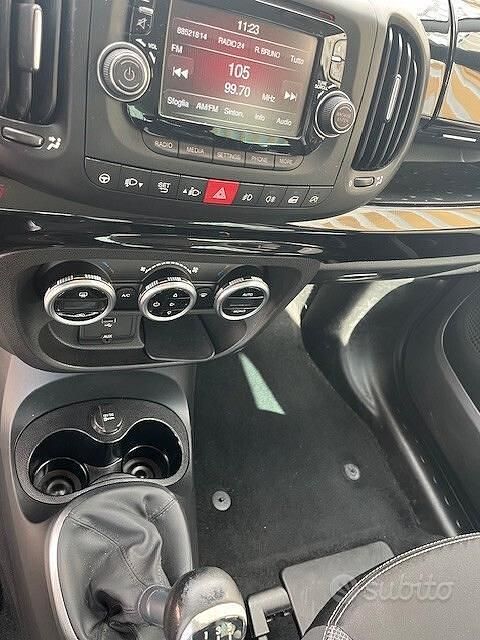 Usata Fiat 500L Trekking 84 CV (61 kW) 2014 Nero Monovolume