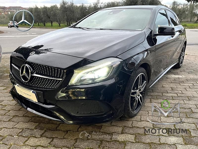 Usata Mercedes A170 Premium 109 CV (80 kW) 2018 Nero Berlina