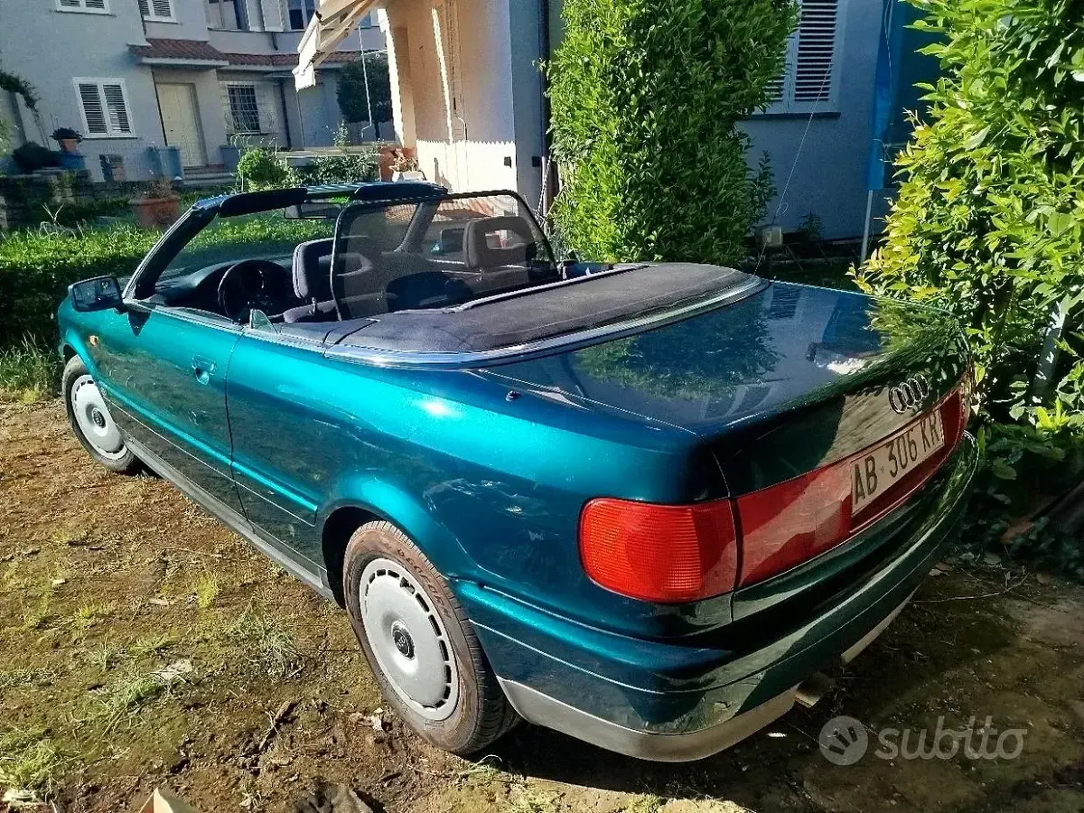 Usata Audi 80 116 CV (85 kW) 1994 Verde Cabrio