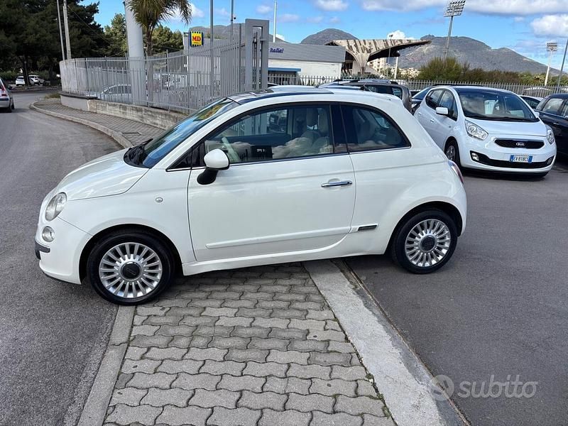 Usata Fiat 500 Lounge 69 CV (50 kW) 2010 Bianco Berlina