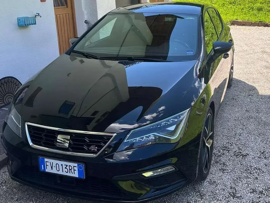 Usata Seat Leon FR 150 CV (110 kW) 2019 Nero Berlina