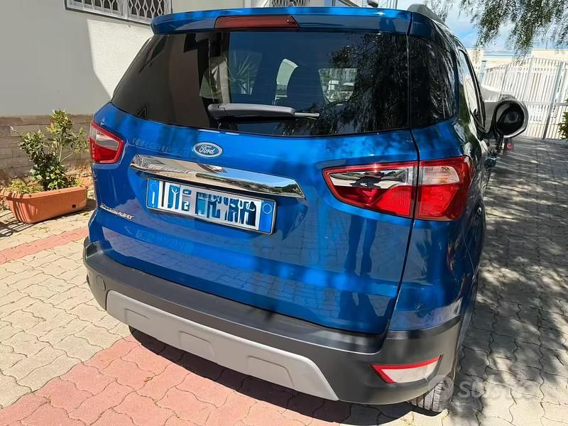 Usata Ford Ecosport Titanium 110 CV (80 kW) 2019 Blu SUV