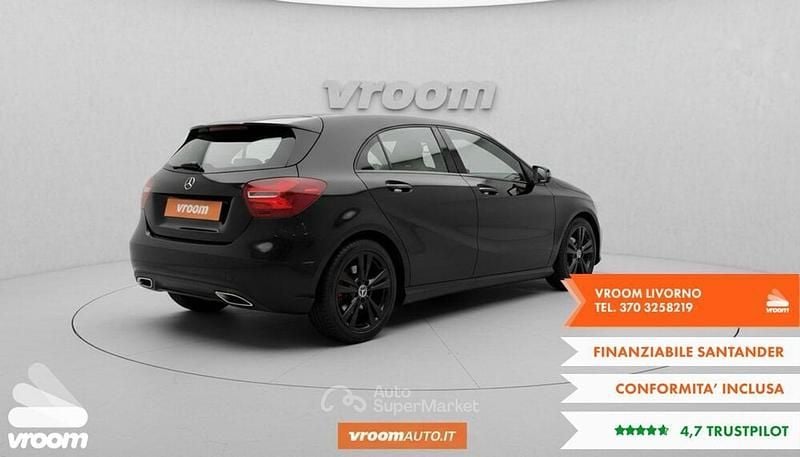 Usata Mercedes A180 Premium 109 CV (80 kW) 2017 Nero Berlina