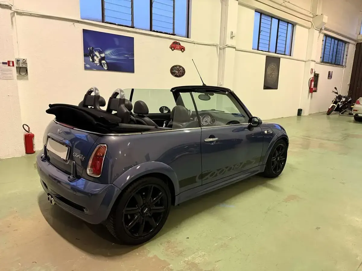 Usata Mini Cooper S Cabriolet 170 CV (125 kW) 2005 Blu/azzurro Cabrio