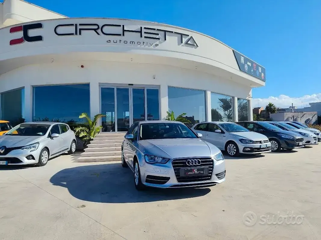 Usata Audi A3 Attraction 110 CV (80 kW) 2015 Grigio Berlina