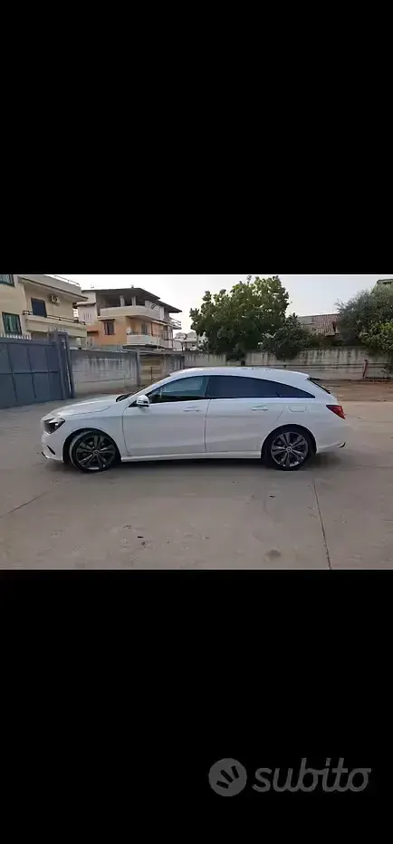 Usata Mercedes CLA200 Executive 136 CV (100 kW) 2018 Bianco Coupé