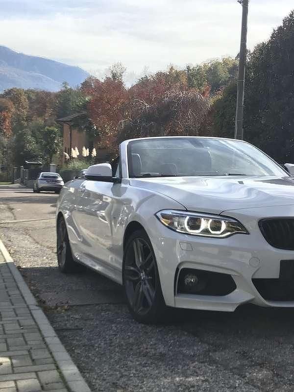 Usata BMW 218 M Sport 150 CV (110 kW) 2017 Bianco Cabrio