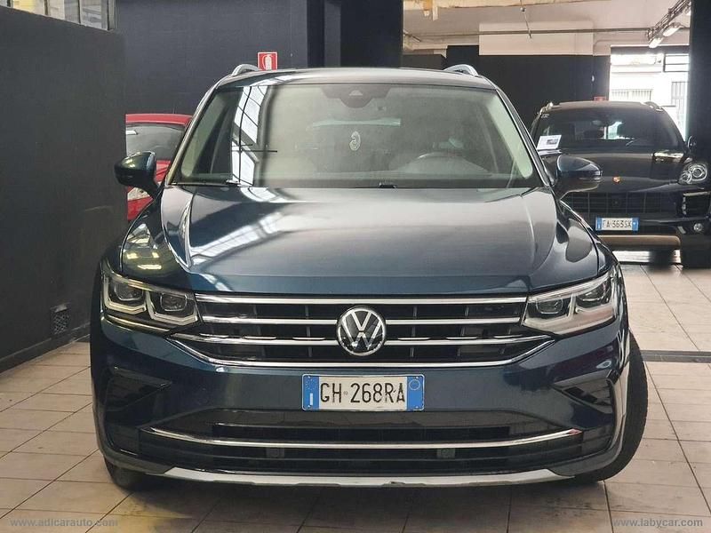 Usata VW Tiguan 150 CV (110 kW) 2022 Blu SUV