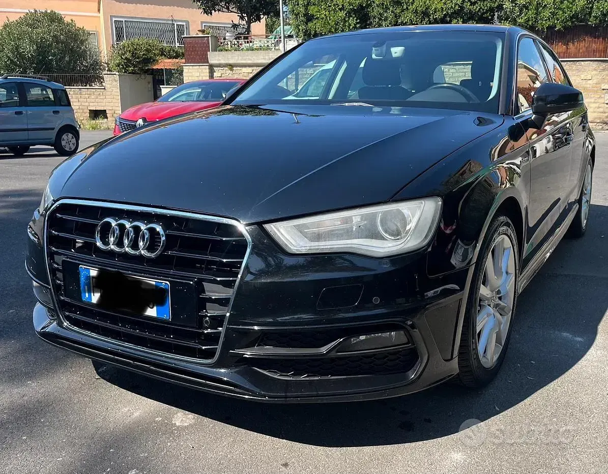 Usata Audi A3 Ambition 110 CV (80 kW) 2016 Nero Berlina