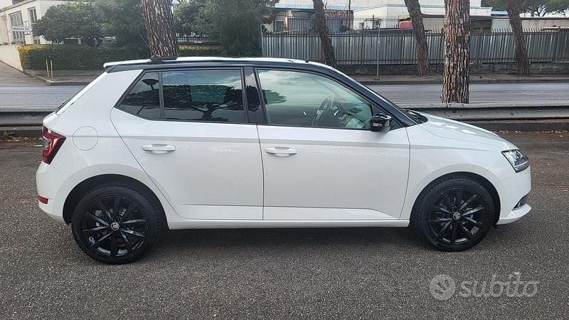 Usata Skoda Fabia 95 CV (69 kW) 2018 Bianco Berlina