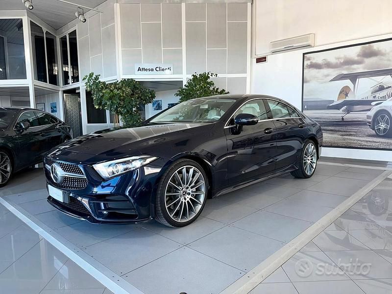 Usata Mercedes CLS400 Premium Plus 339 CV (249 kW) 2020 Blu Coupé